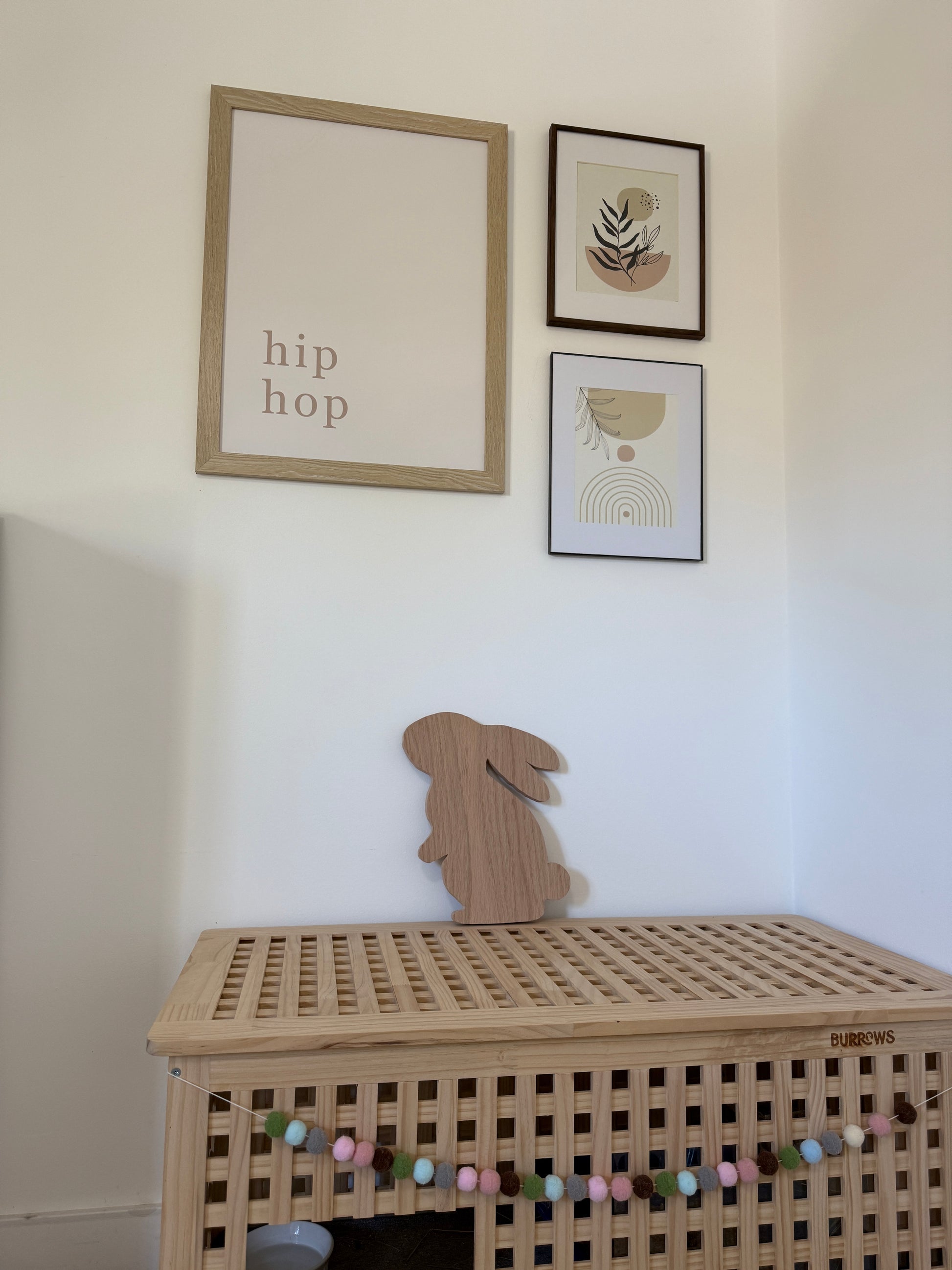 Burrows Logo Bunny Decor