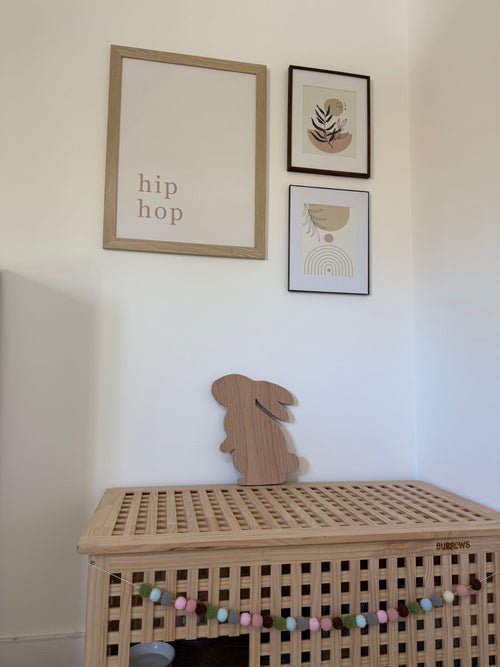 Burrows Logo Bunny Decor